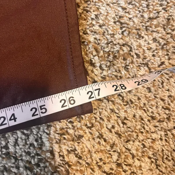 GAP Vintage Slim Mid Rise Coated Jeans Burgundy Red Size 25‎ - Image 6