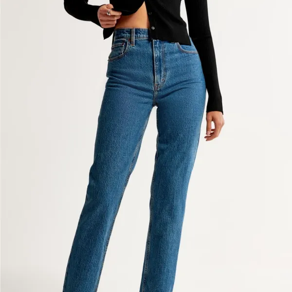 Abercrombie & Fitch Blue Women's Jeans - Image 3