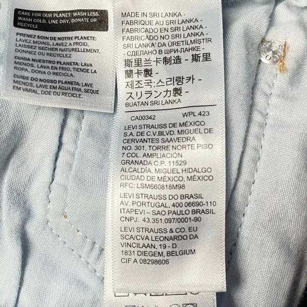 Levi’s Wedgie Straight Fit Jeans in Charleston Outlasted -‎ Dark Wash Size 27 - Image 10