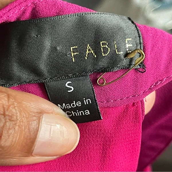 Free People FABLE | Fuchsia Shift Dress Sz S - Image 7
