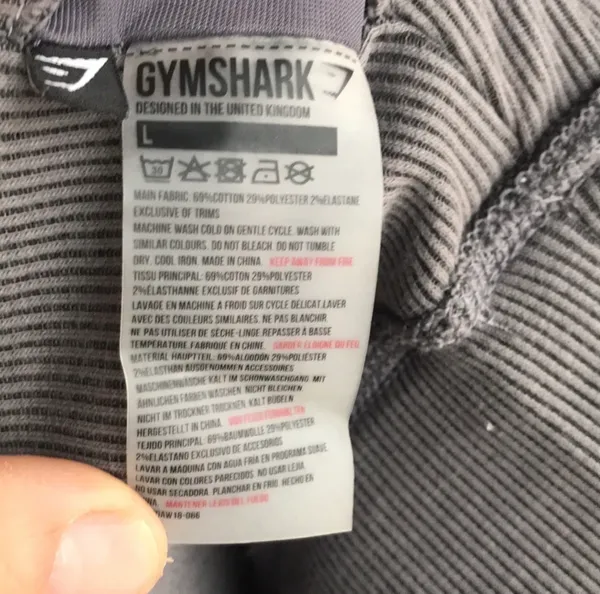 Gymshark Ribbed Sports Bra L - Image 4