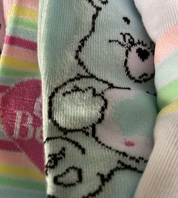 Care Bears Rare Set of 5 crew socks - Image 3