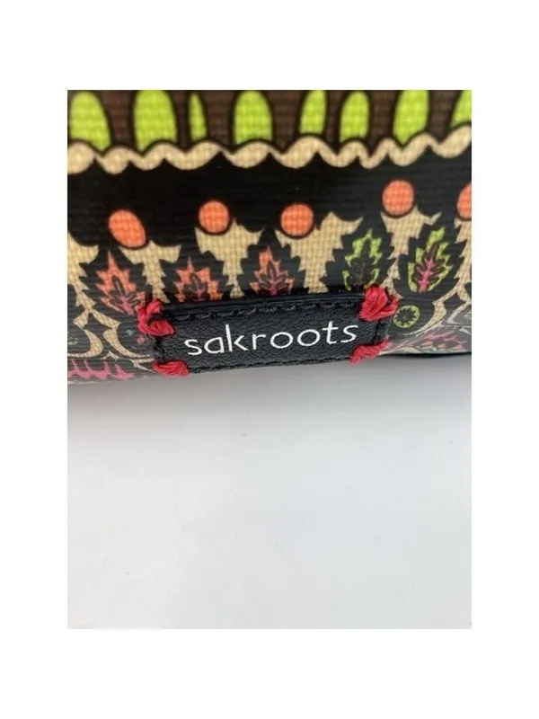 -Sakroots Crossbody Messenger Handbag Purse Boho Mixed Print Travel Shoulder Bag - Image 3