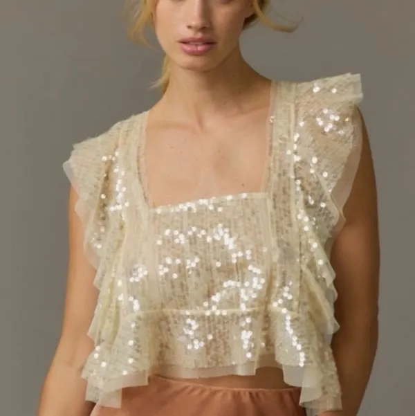 Anthropologie Sequin Top - Image 3