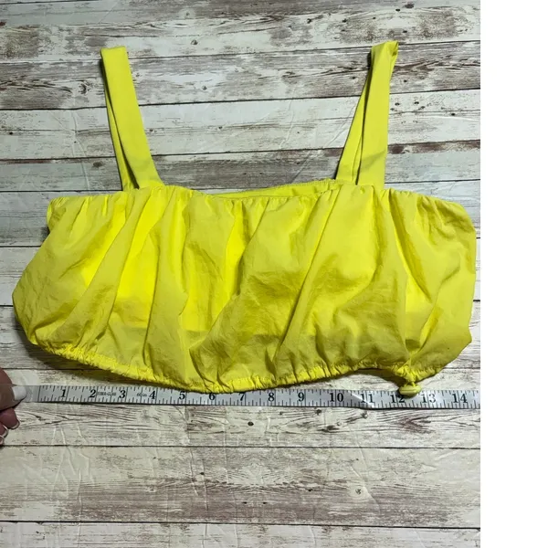 Daily Drills Bubble Bra Size Small Yellow Athleisure Active Trendy - Image 5
