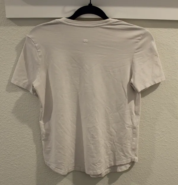 Lululemon White Short Sleeve Top - Image 2