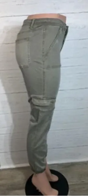 Wonderly sage green cargo jogger pants size 27 womens - Image 5