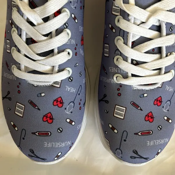 Hawkwell Sneakers Womens Size 7 Elena Purple Nurses Low Top Lace Up Sneakers NWT - Image 10