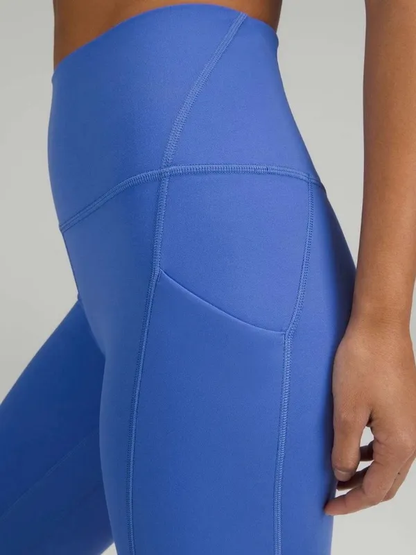 Lululemon NWT Align High Rise 25” pants Leggings Pockets Size 8 Wild Indigo - Image 3
