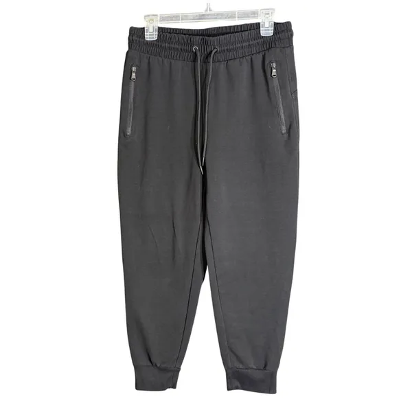 Old Navy Active Womens Size Medium Petites Dynafleece High-Rise Jogger Black - Image 2