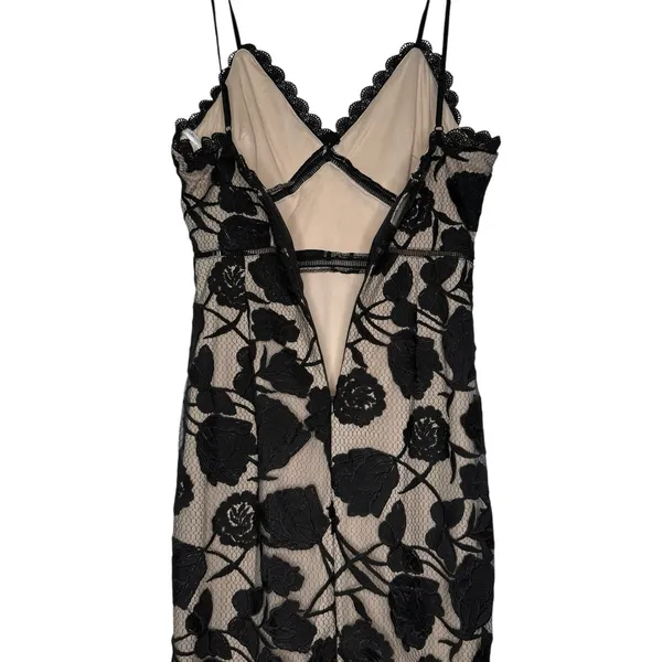 Lulu's Alluring Dream S Black Lace Empire Waist Midi‎ Dress Whimsigoth Y2K - Image 8