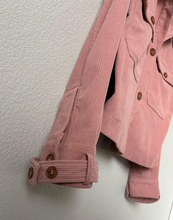 Avec Les Filles Pink Corduroy Jacket - Image 3
