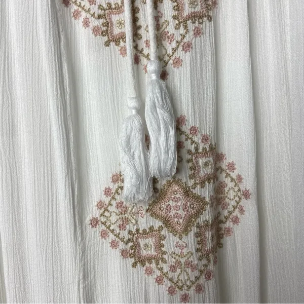O’NEILL Boho Grecian White Maxi Sundress XS - Image 3