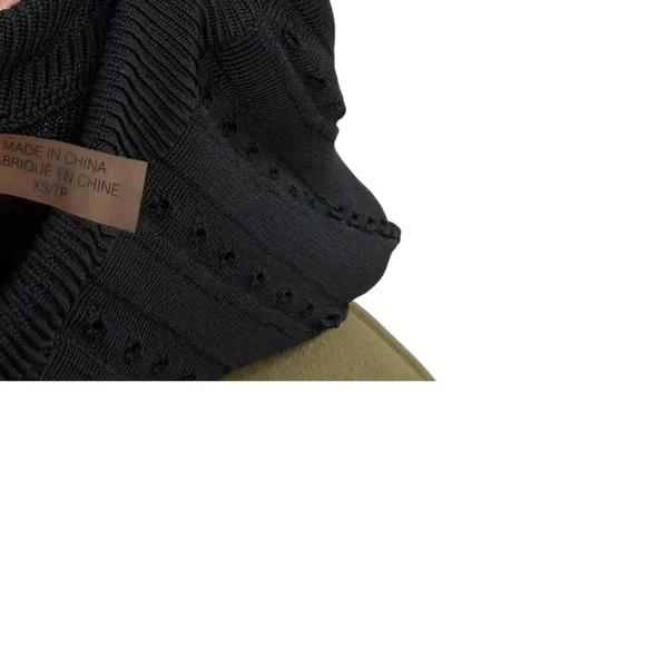 Alice + Olivia Chatley Pointelle‎ Knit Pleated Mini Skirt Black Size XS - Image 9