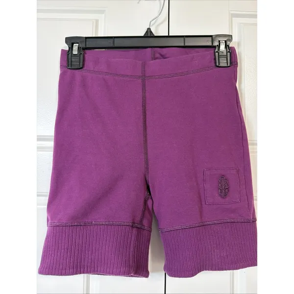Free People Movement Biker Shorts Womens XS Purple Ribbed Trim Activewear Pocket - Image 3