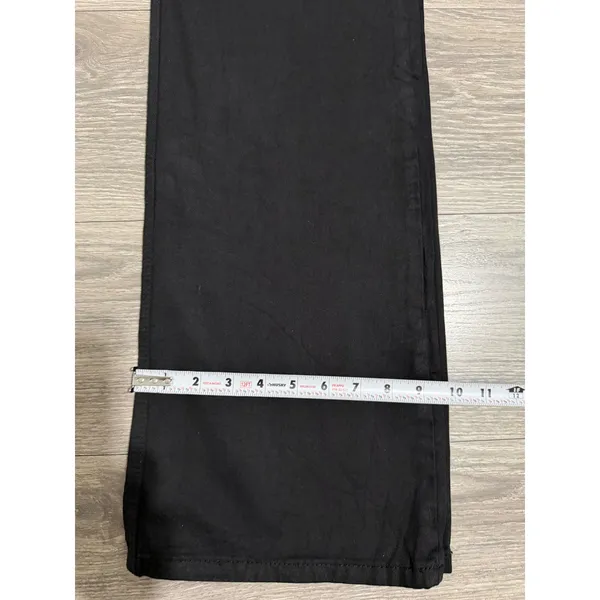 New J Galt Brandy Melville M Black Skinny Combat Pants Low Rise‎ Cargo Punk Y2K - Image 9