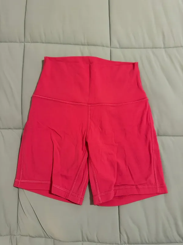 Hot Pink lululemon align shorts - Image 3