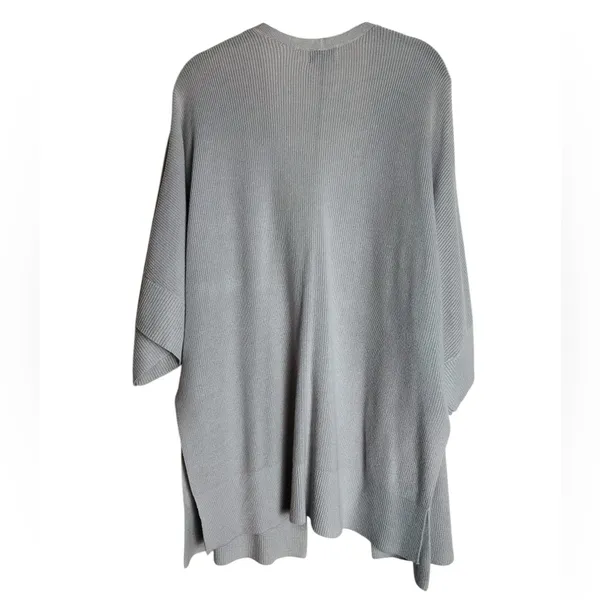 Jigsaw Womens Large Knitted Draped Cape Quiet Luxury Minimalist Effortless - Image 7