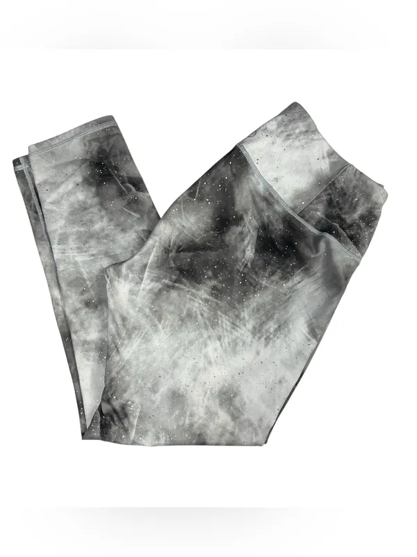 CALIA by Carrie Underwood Black & White Cloud Wash High-Waist Leggings - Image 5