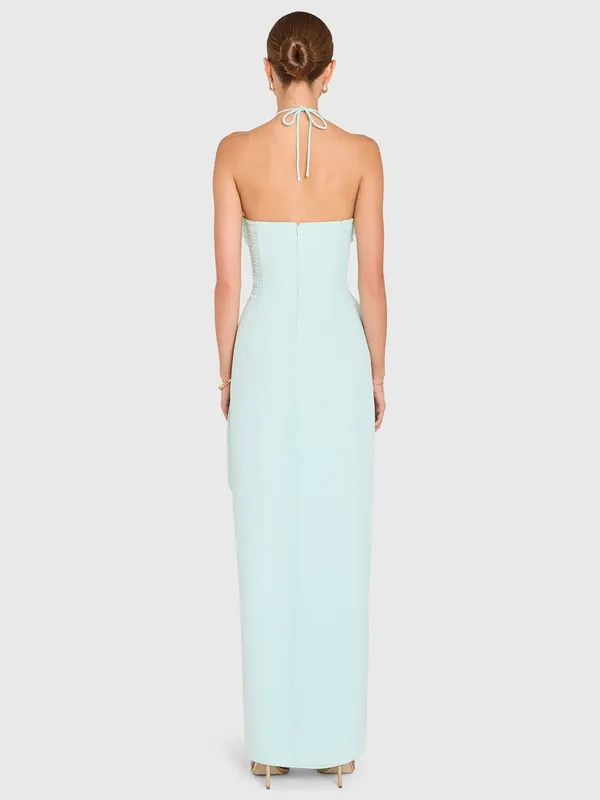 Amanda Uprichard Alessandra Maxi Dress in Celadon M - Image 5