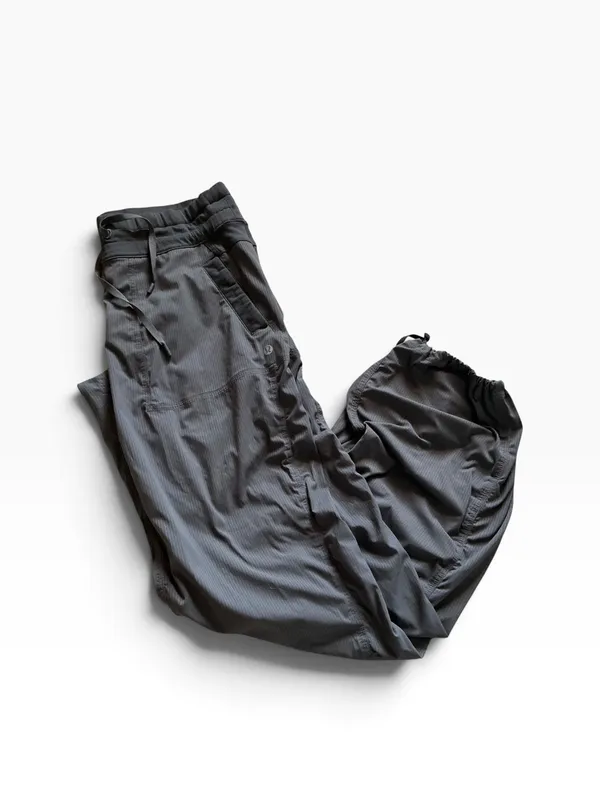 Lululemon dance studio pants grey mid rise unlined size 8R - Image 2
