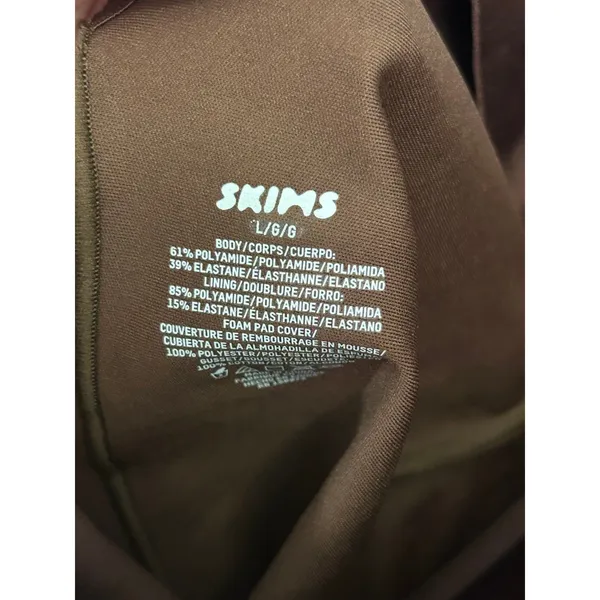 Skims Body Molded Underwire Bodysuit Size Large NWT Cocoa ( SOLD OUT) - Image 6