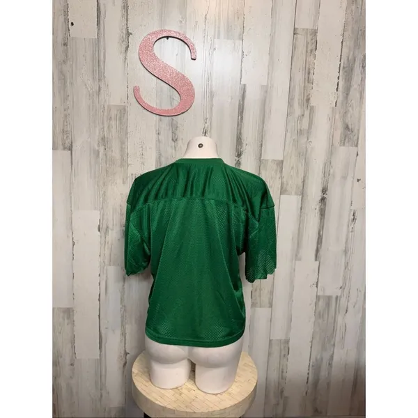 Athletic Works Alleson Athletic Green Mesh Football Jersey | Youth L/XL Fits Women’s Small - Image 4