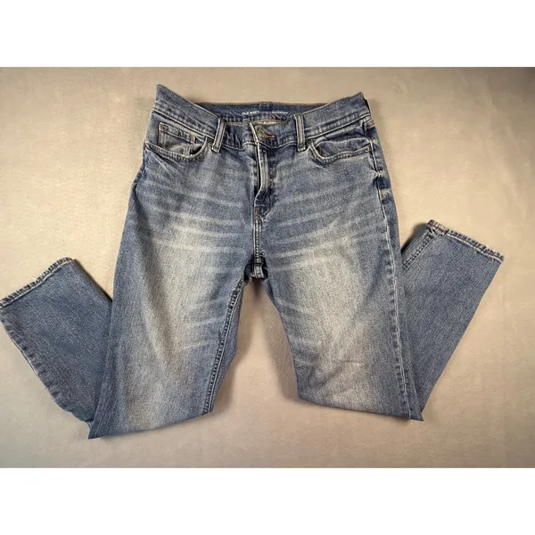 Old Navy Mid-Rise Boyfriend Jeans Medium Wash Blue Denim Women Size 4 - Image 3