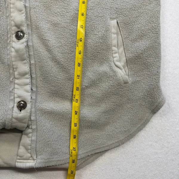 Free People Incense Fleece Shacket Jacket Button Front Size S - Image 8