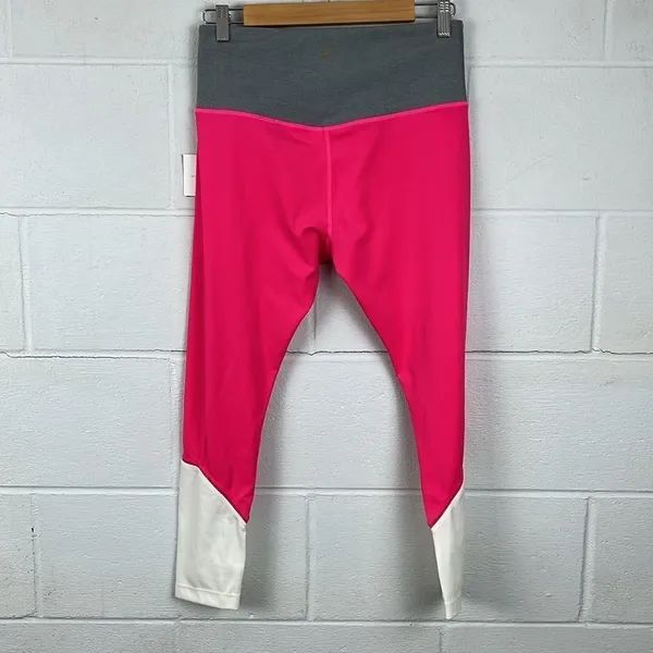 Kate Spade women’s electric pink colorblock legging yoga performance size M NWT - Image 4