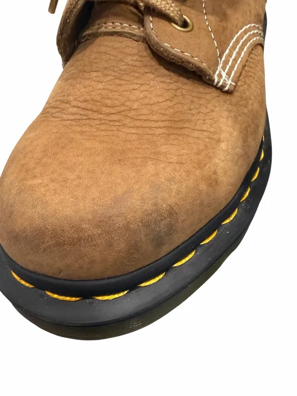 Dr. Martens Brown Tumbled Nubuck Leather Savannah Combat Boots 5 - Image 7