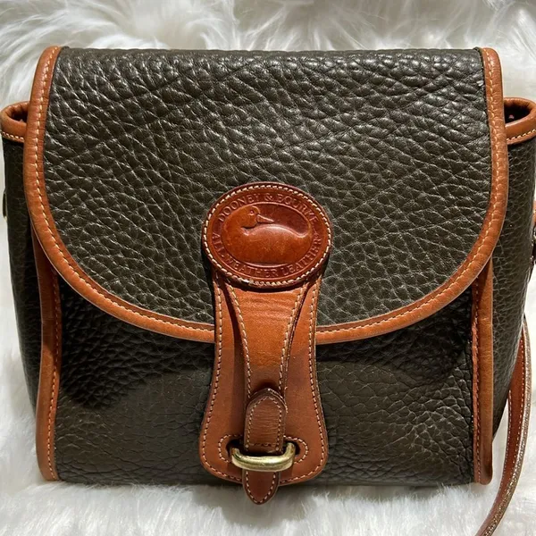 Dooney‎ & Bourke vintage Equestrian/ Fisherman Core crossbody bag B89 - Image 2