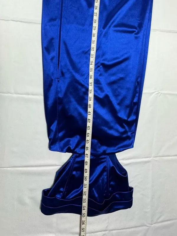 Lucy‎ in the Sky Satin Cutout Corset Maxi in Blue - Size S - NEW Without Tag. - Image 9