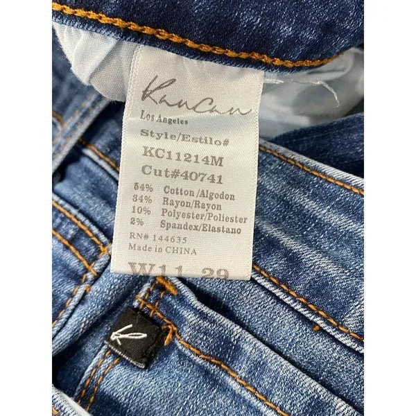 Kan Can Denim Skinny Ankle Jean Size 11 Women's - Image 5