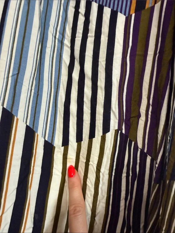 entro Striped Swing Cami Dress | Boho Cottagecore Summer large - Image 8