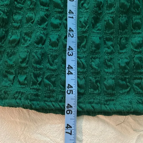 Ninety Deep Green Textured Midi Dress NWOT - Image 8