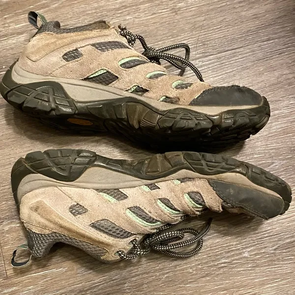 Merrell Drizzle/Mint Low Top Hiking Shoes Size 7 - Image 8