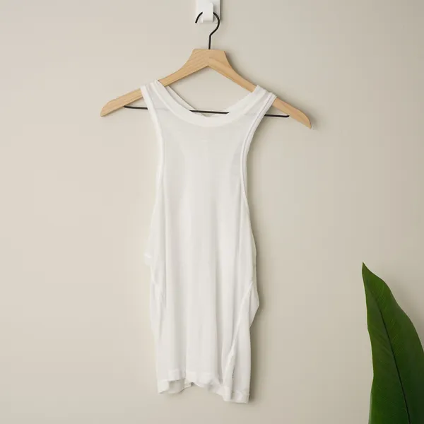 Free People FP Movement Ribbed Racerback Tank Top Athletic Sleeveless Solid EUC - Image 4
