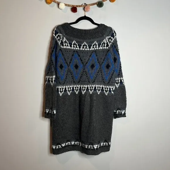 Free People Frosted Fair Isle cardigan sweater - Image 6