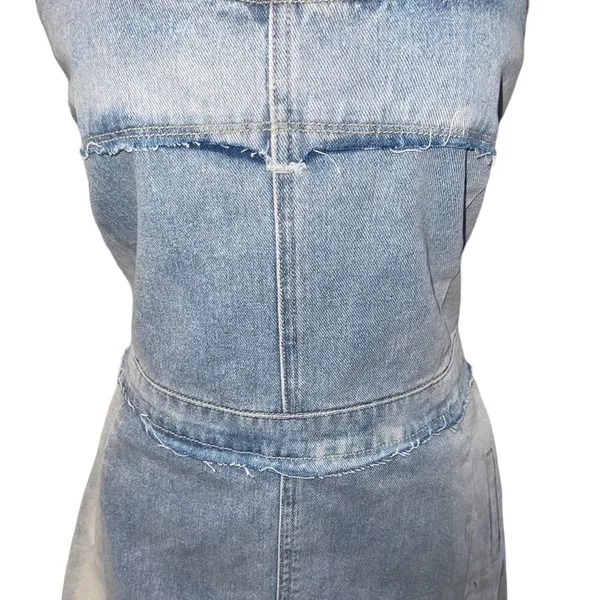 BLANKNYC NetGlow Denim Dress XS - Image 12