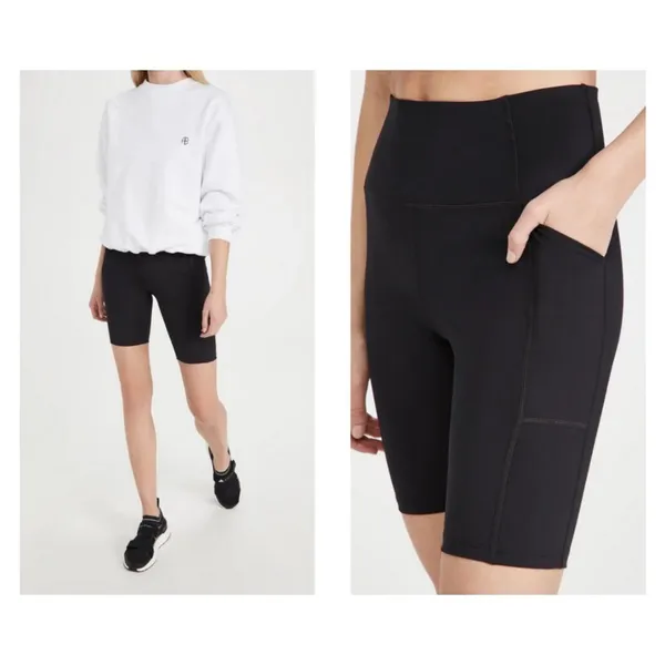 💕GIRLFRIEND COLLECTIVE💕 High Rise Pocket Bike Short ~ Black Large L NWT - Image 10