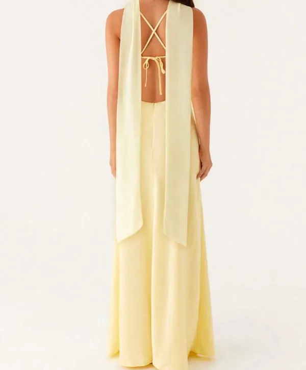 Maxi Dress Yellow - Image 3