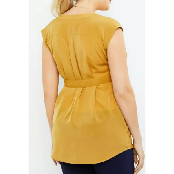 Motherhood Maternity Tie Detail Tunic - Sz M - NWT - Image 11
