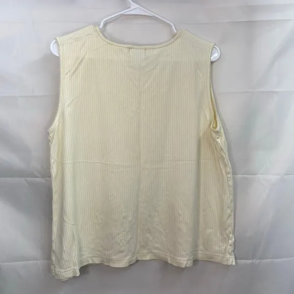 Vintage Disney Store cream embroidered Winnie the Pooh ribbed lace‎ casual top - Image 6