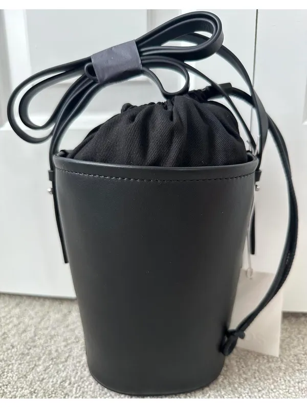 COS Mini Bucket Bag - Leather Crossbody/Shoulder Bag NWT Black - Image 2