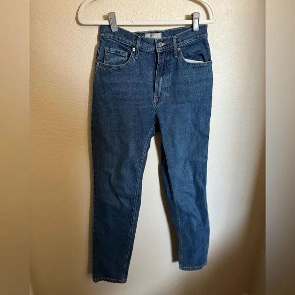 EVERLANE the original cheeky jean size 26 Tall in midnight blue‎ - Image 3