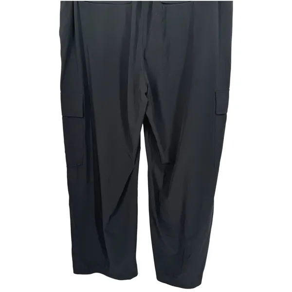 Athleta Womens Brooklyn Heights Wide Leg High Rise Cargo Pants Black Size 16 - Image 11