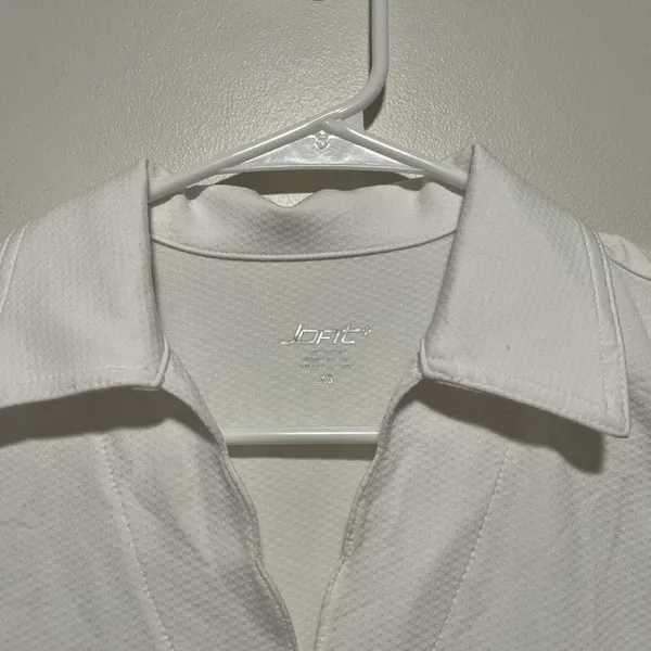 Jofit White Sleeveless Golf Polo Size XS - Image 2