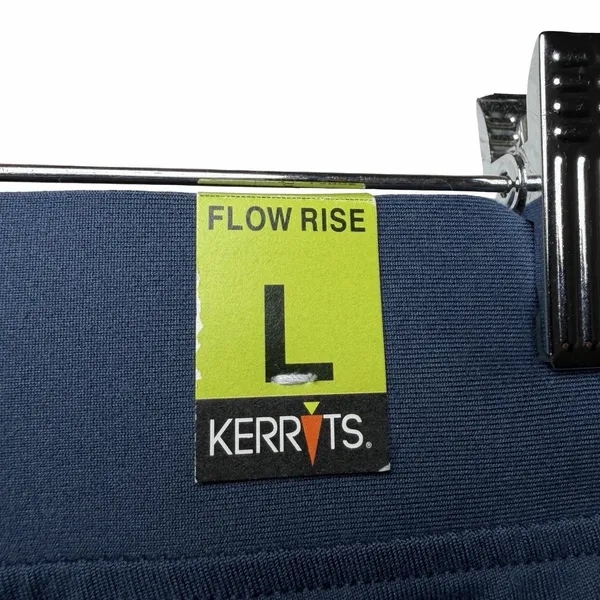 Kerrits Flow Rise Riding Tights Women L Navy Knee Patch Equestrian NWT 50200 - Image 8