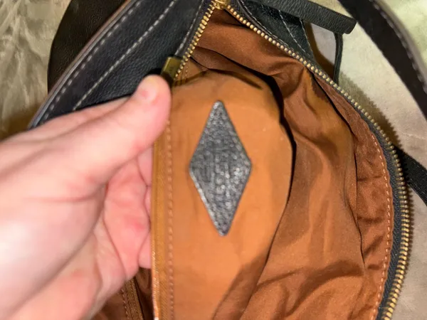 Fossil Black Leather Bag - Image 2